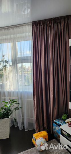 Комплект шторы и тюль бу