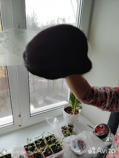 Норковая шапка женская