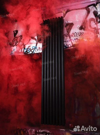 Вертикальный дизайнерский радиатор Steel-Hot от пр