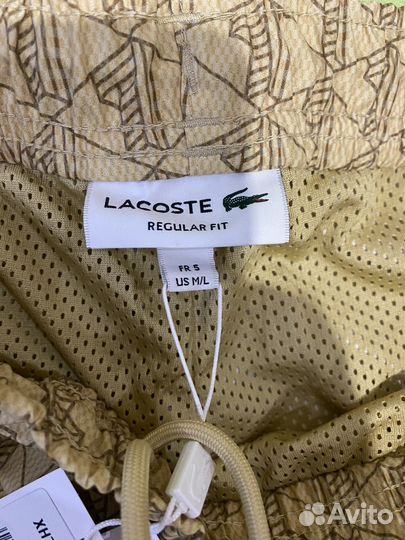 Штаны Lacoste monogram оригинал новые