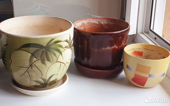 Горшки для цветов разные