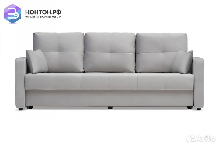 Диван еврокнижка Вита 3-х местный серый