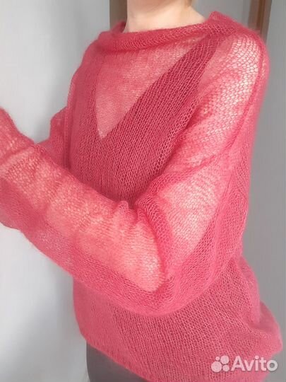 Паутинка вязаная 44-48 Свитер Джемпер Япония