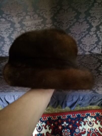 Шапка норковая женская