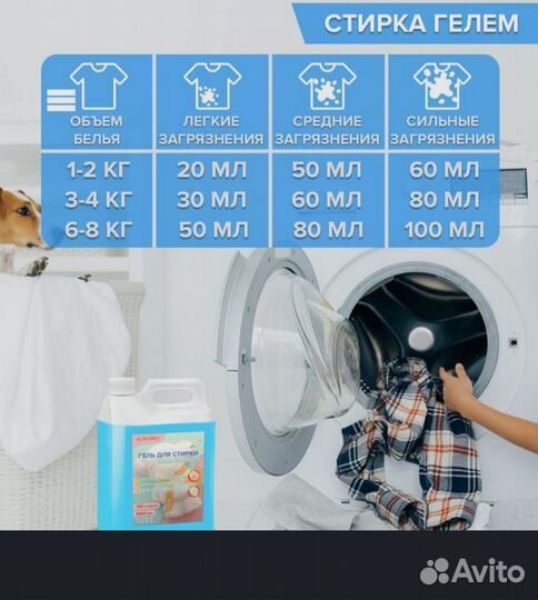 Гель для стирки 5л