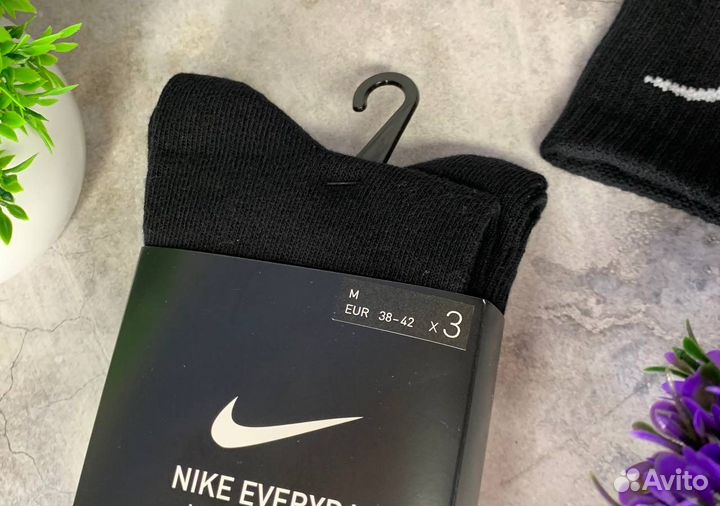 Носки Nike Everyday оригинал чёрные