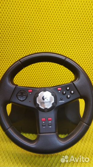 Игровой руль с педалями logitech n231