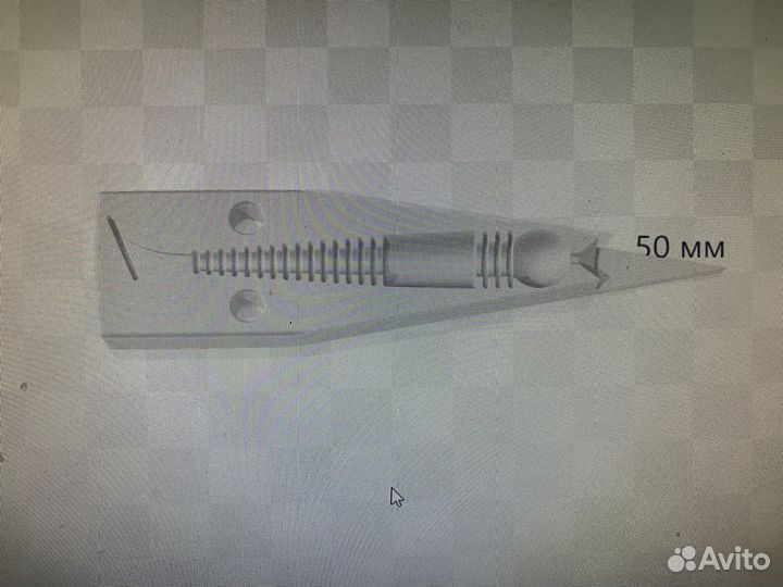 Форма для литья силиконовых блёсен