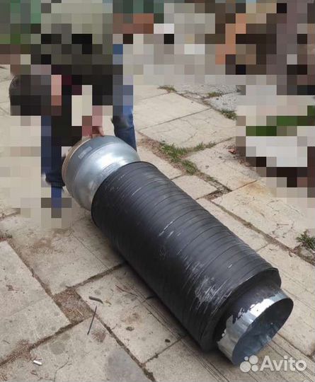 Глушитель для вытяжки 315мм