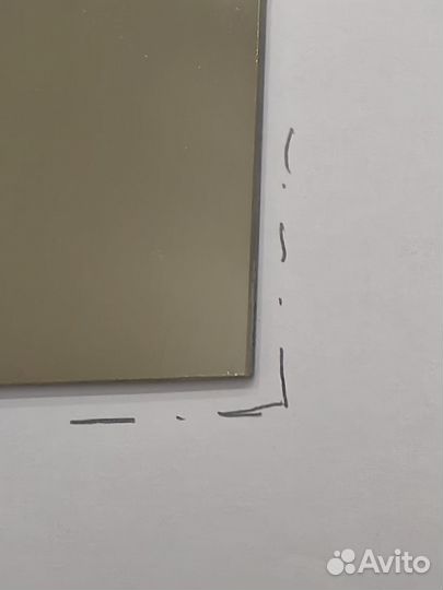 Зеркало бронза 4 мм плитка