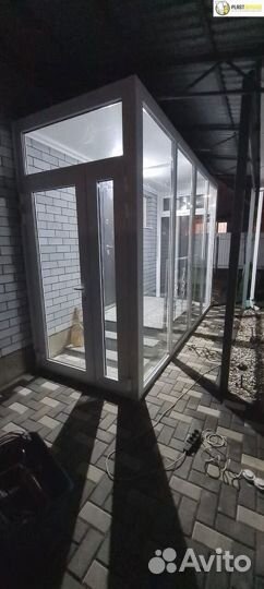 Безрамное остекление террас, веранд, балконов