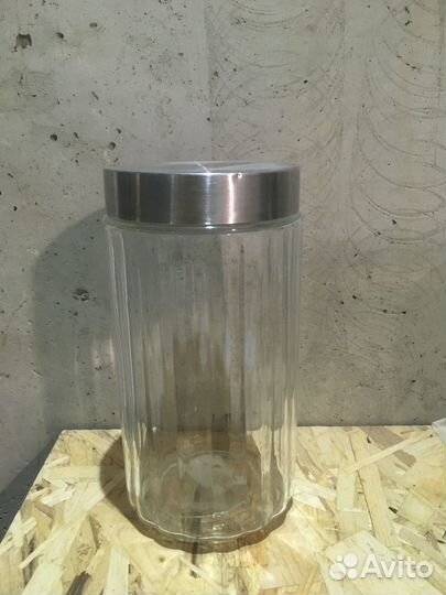 Банки для сыпучих продуктов стекло