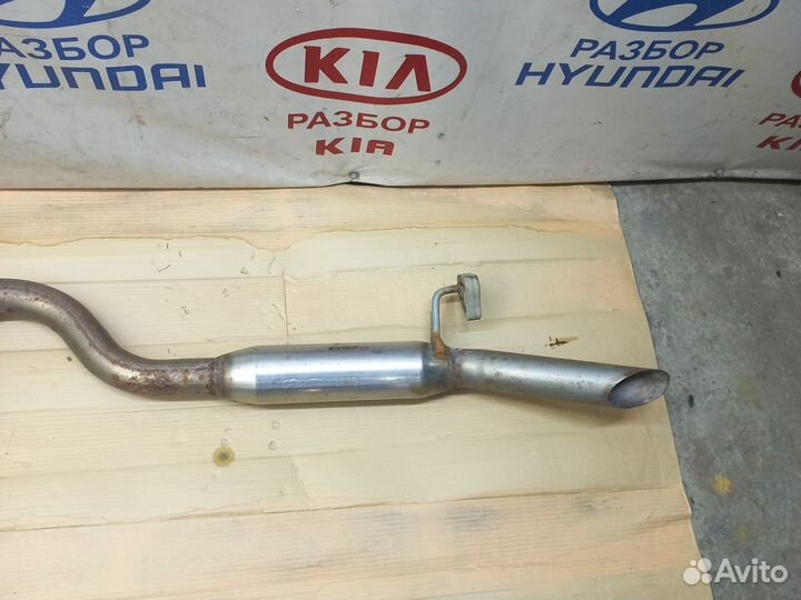 Глушитель задняя часть Hyundai h1 D4CB