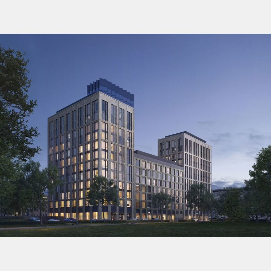 1-к. квартира, 50,8 м², 2/12 эт.