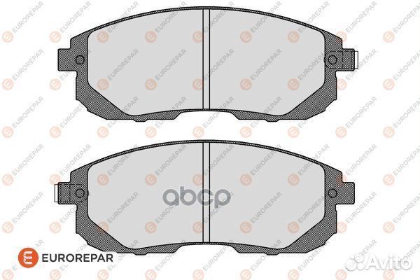 Колодки тормозные перед 1617287380 eurorepar