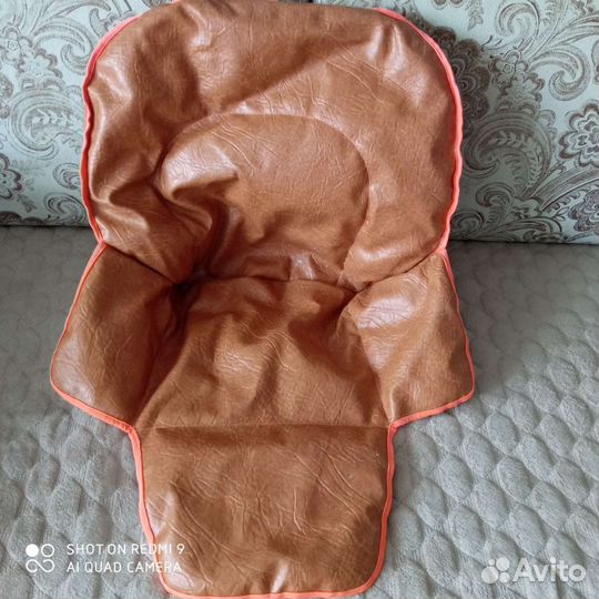 Кожаный чехол от детского стула для кормления