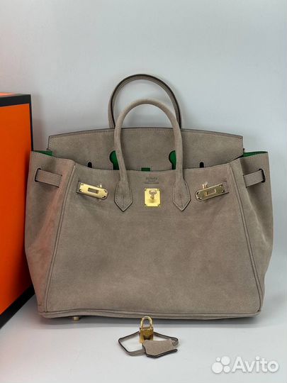 Сумка hermes birkin замша