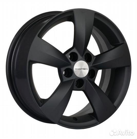 Khomen 1504 : 6x15 5*100 Et:43 Dia:57.1 Black matt