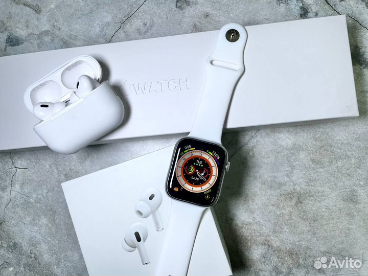Комплект AirPods Pro 2 + Apple Watch 9