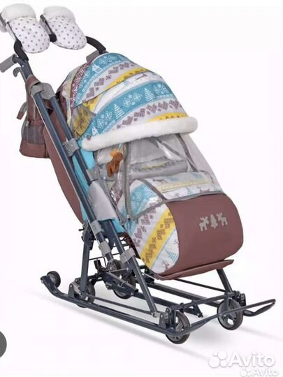 Детские санки коляска бу