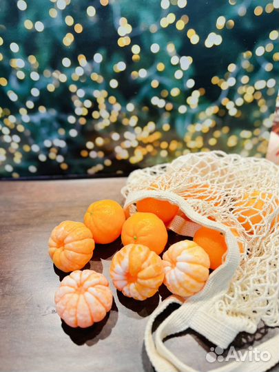 Мыло ручной работы мандарин и шампанское