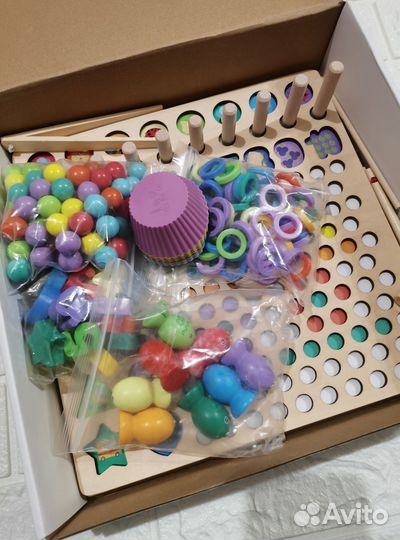 Деревянный сортер монтессори