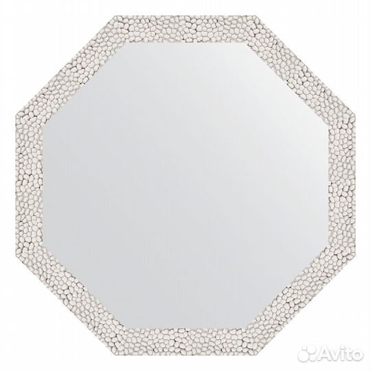 Зеркало Evoform Octagon BY 3677 58x58 чеканка бел