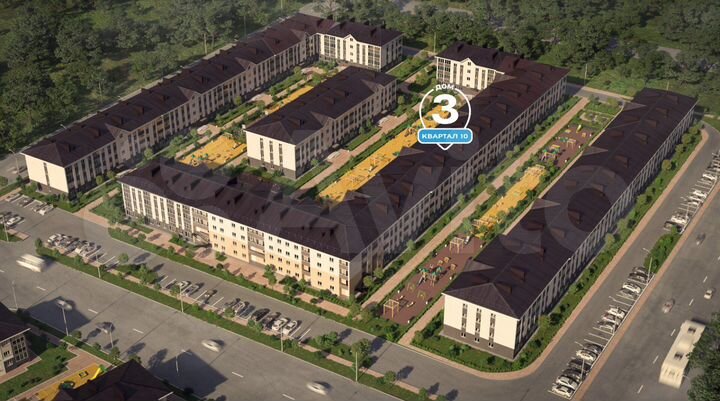 1-к. квартира, 33,5 м², 4/4 эт.