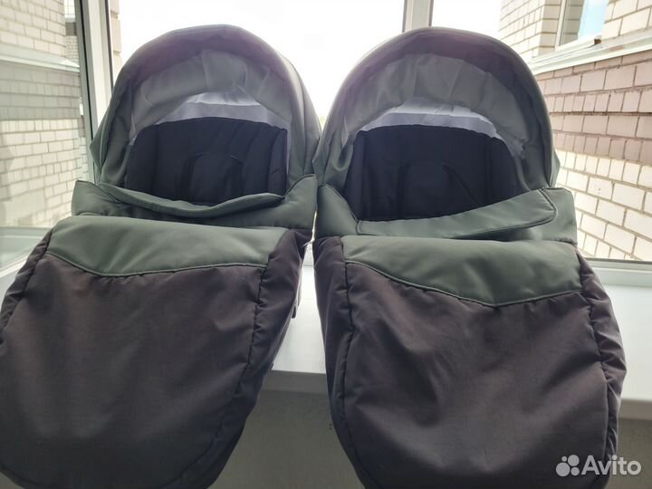 Коляска для двойни 2 в 1
