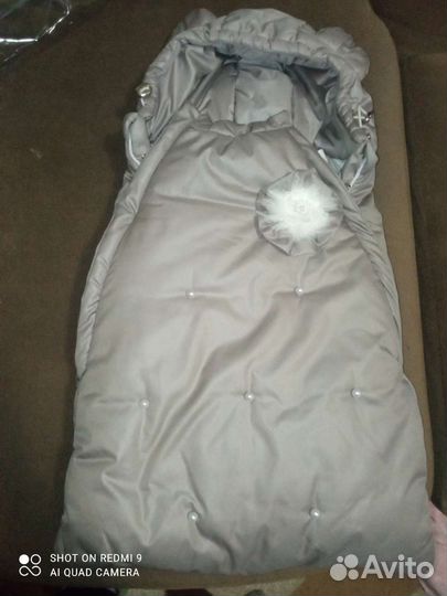 Конверт на выписку для девочке зима