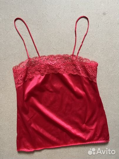 Винтажный бельевой топ