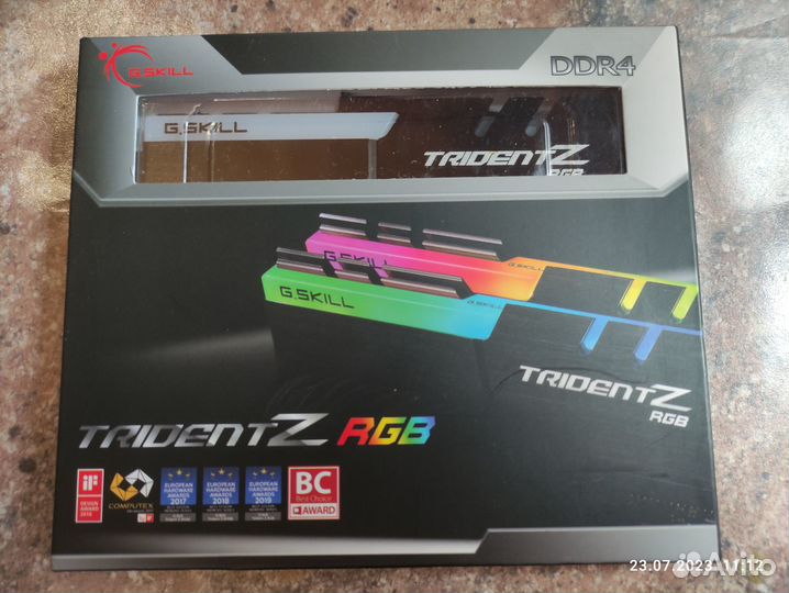 DDR4 G.skill Trident z rgb 32 Gb 3600 Mhz CL16