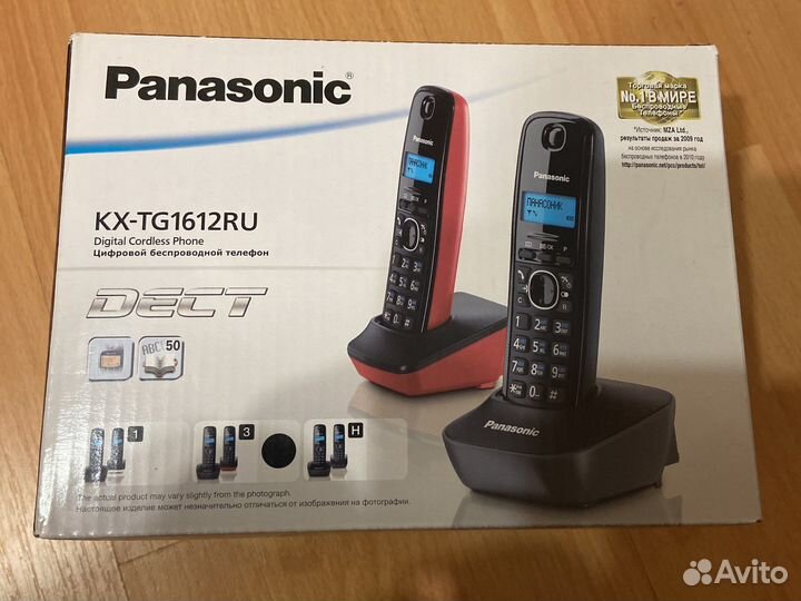 Dect телефон PanasonicKX-TG1612RU