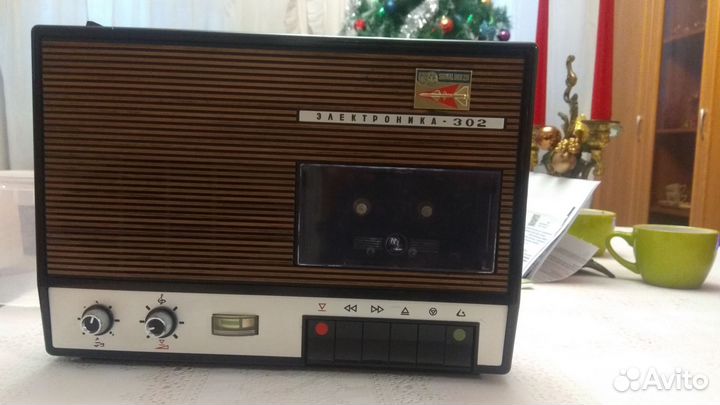 Кассетный магнитофон электроника 302