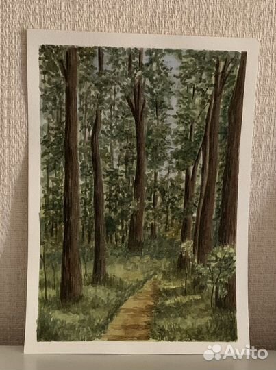Картина акварелью 