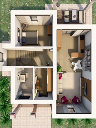 Коттедж 168 м² на участке 5,6 сот.