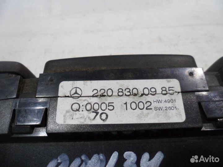 Блок управления климат-контролем mersedes W220