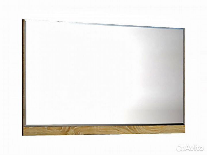 Зеркало навесное домино, Белое дерево + Дуб сонома