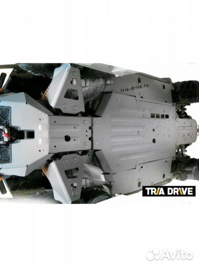 Защита днища на квадроцикл BRP Commander 1000