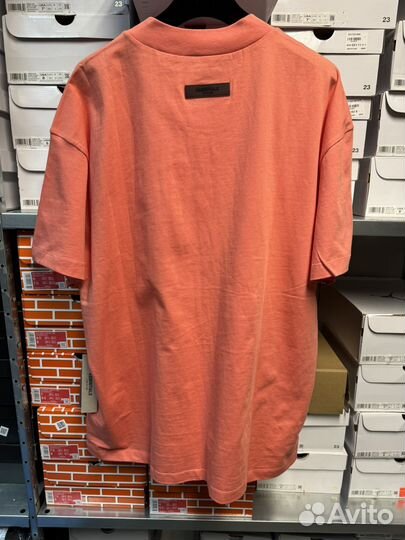 Fear of God Essentials Tee Coral