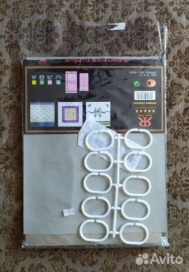 Штора для ванной комнаты