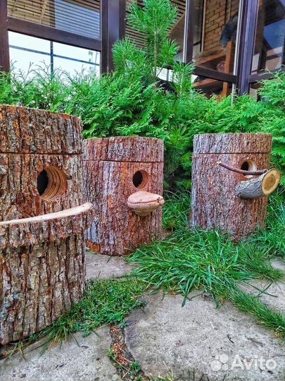 Бельчатники, дуплянки, скворечники, домики