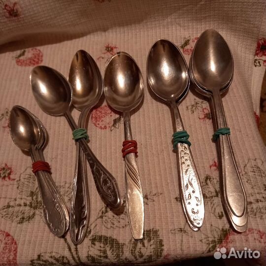 Вилка и ложки СССР