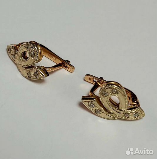 Серьги Золото 585пробы