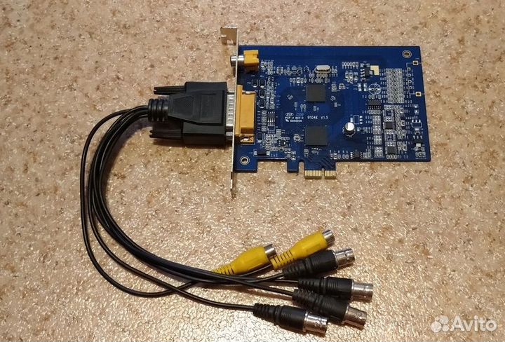 Линия TE-9104 4x25 Hybrid iр плата видеозахвата