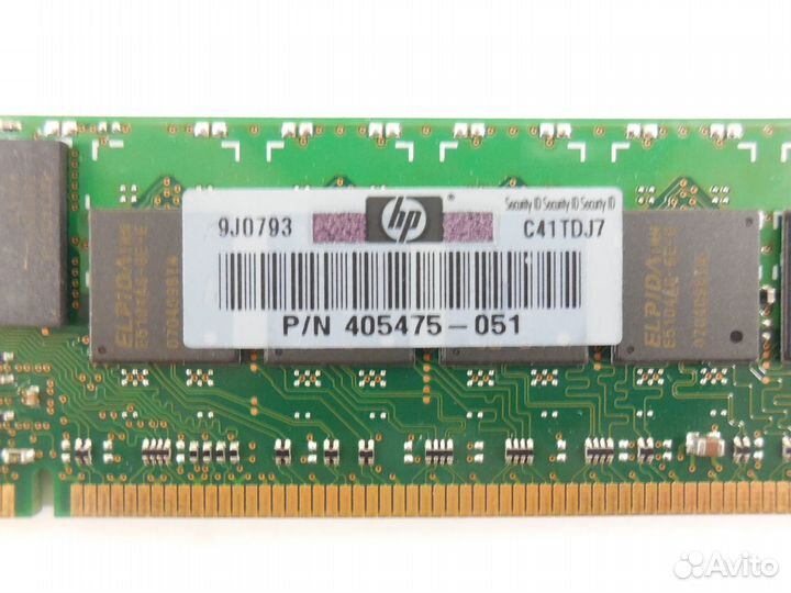 Серверная память DDR2 Elpida 1GB ECC