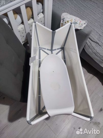 Складная ванночка stokke с горкой