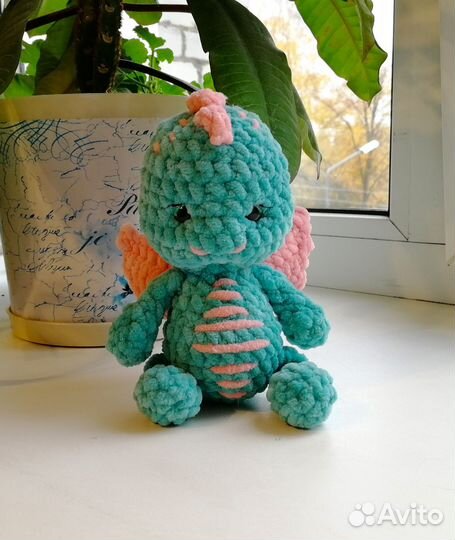 Вязаные игрушки драконы