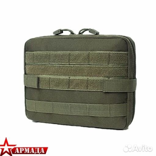 Большой сухарный подсумок олива