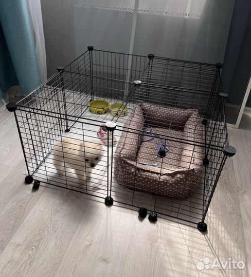 Вольер для щенков новый